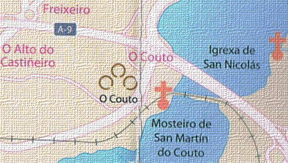 Mapa del Castro del Couto